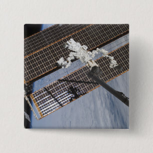 The Canadian-built Dextre robotic system 3 15 Cm Square Badge