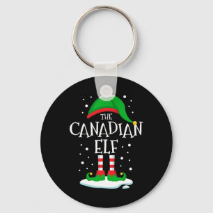 The Canadian Elf Christmas Family Matching Xmas Ca Key Ring