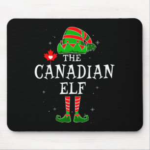 The Canadian Elf Group Matching Family Christmas C Mouse Pad