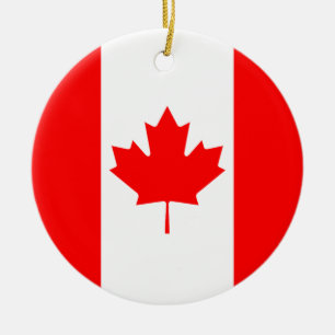 The Canadian Flag, Canada Ceramic Tree Decoration