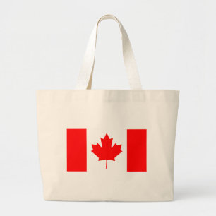The Canadian Flag - Canada Souvenir Large Tote Bag
