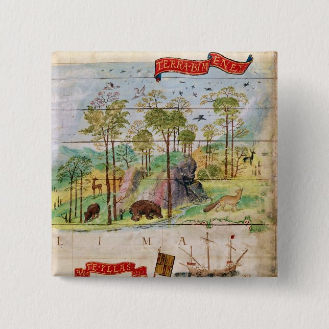 The Canadian Forest 15 Cm Square Badge (Front)