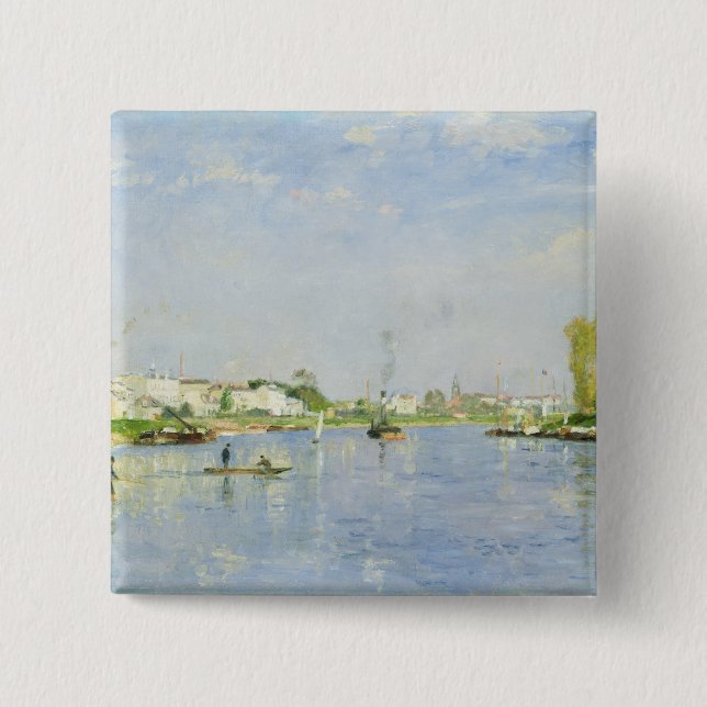 The Canal Saint-Denis 15 Cm Square Badge (Front)