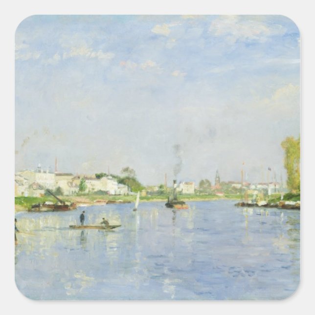 The Canal Saint-Denis Square Sticker (Front)