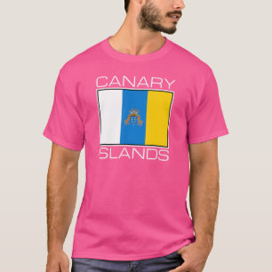 THE CANARY ISLANDS FLAG THE CANARIES MACARONESIA T-Shirt