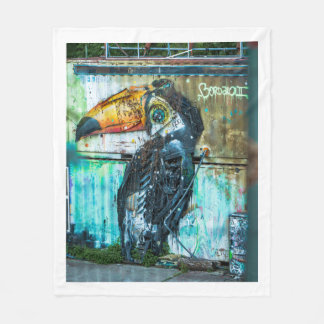 The cane fleece blanket
