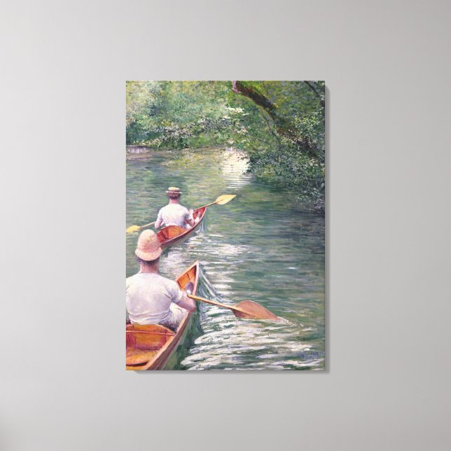 The Canoes, 1878 Canvas Print (Front)