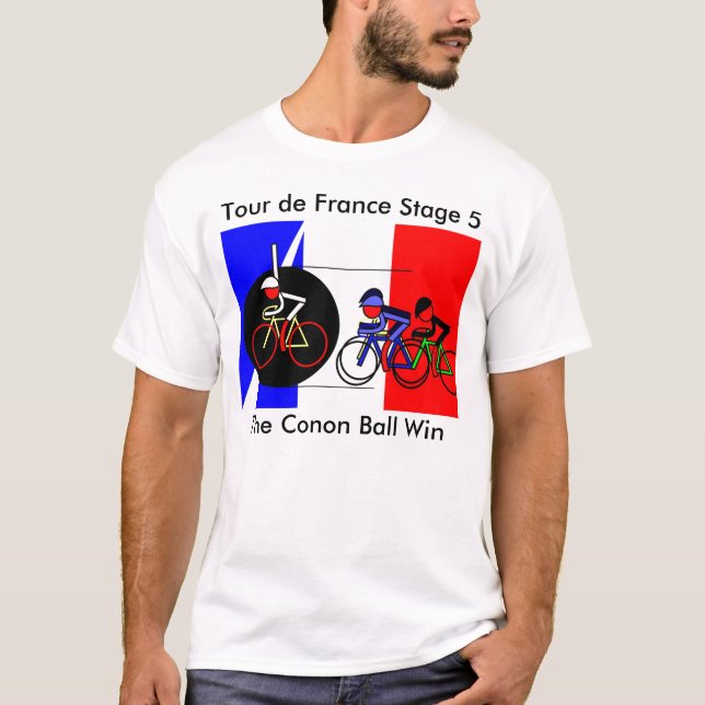 The Canon Ball Win - Tour de France T-Shirt (Front)