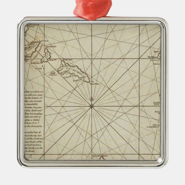 The Cape Verd Islands Metal Tree Decoration (Front)
