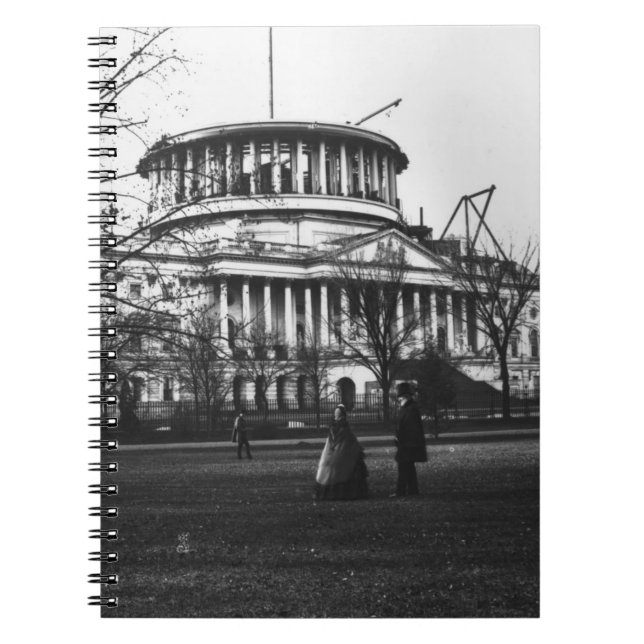 The Capitol Building in Washington D.C. Spiral Notebook (Front)
