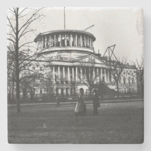 The Capitol Building in Washington D.C. Stone Coaster