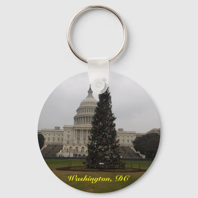 The Capitol, Washington, DC Key Ring (Front)