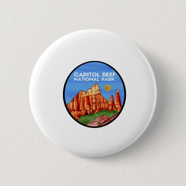 THE CAPITOL WAY 6 CM ROUND BADGE (Front)