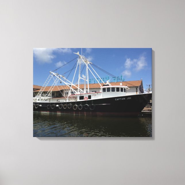 The Captain Joe Canvas Print (Front)