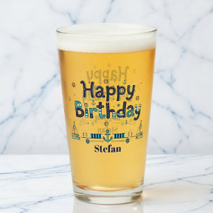 The "Captain of the Party" Personalised Pint Glass