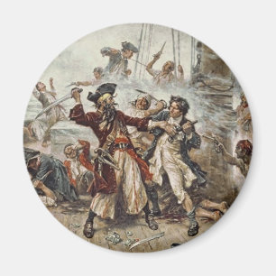 The Capture of Blackbeard Magnet