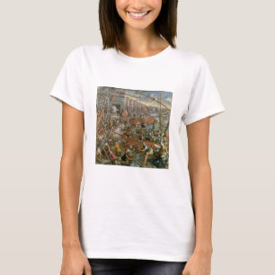 The Capture of Constantinople in 1204 (oil on canv T-Shirt