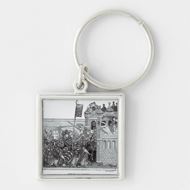The Capture of Damietta in 1249 Key Ring (Front)