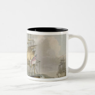 The Capture of the Island of Banda, August 9th 181 Two-Tone Coffee Mug