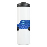 The Car Of Life - Sacred Shapes B1,Blue.