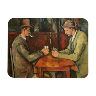 The Card Players, 1893-96 Magnet