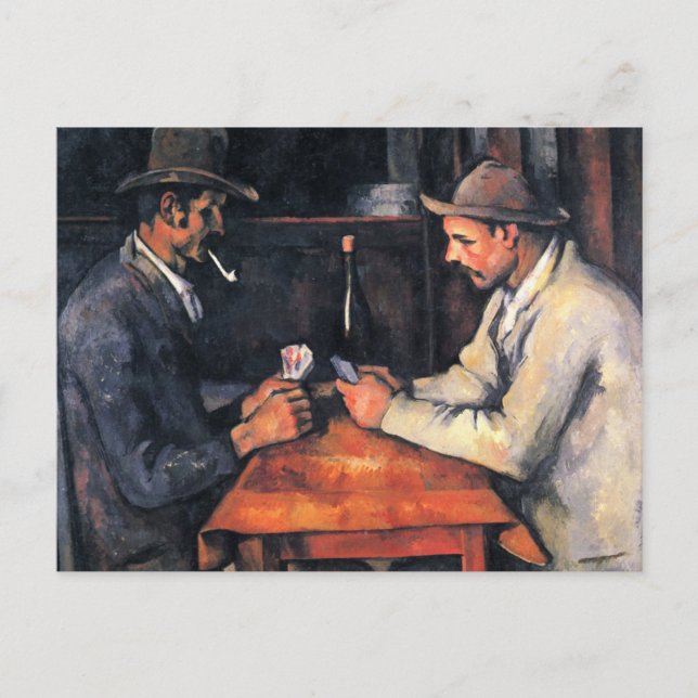 The Card Players by Paul Cezanne (Front)
