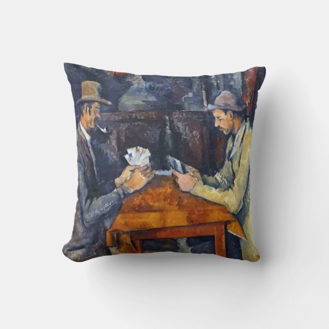 The Card Players, Cezanne Cushion (Front)