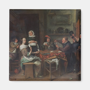 The Card Players Magnet