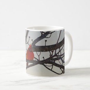The Cardinal In The Morning Coffee Mug