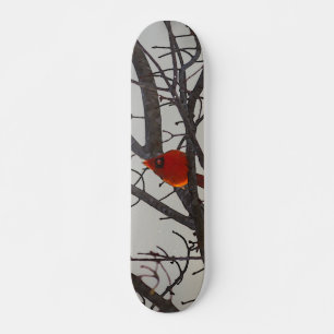 The Cardinal In The Morning Skateboard