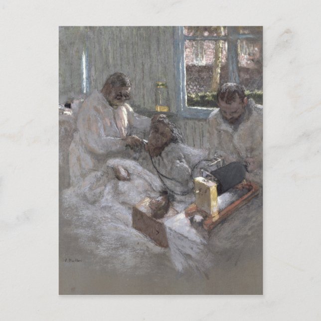 The Cardiologist Henri Vaquez  and his Postcard (Front)