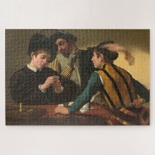 The Cardsharps (1594) by Caravaggio Jigsaw Puzzle