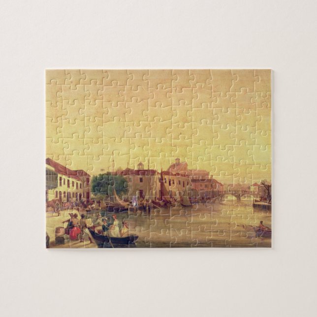 The Careenage, Bridgetown, Barbados, c.1848 Jigsaw Puzzle (Horizontal)