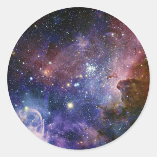 The Carina Nebula Eta Carina Nebula NGC 3372 Classic Round Sticker