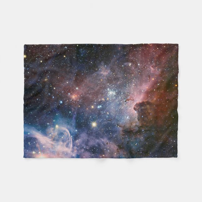 The Carina Nebula's hidden secrets Fleece Blanket (Front (Horizontal))