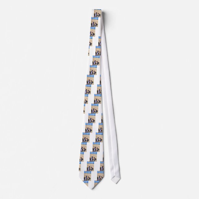 The Carpenter and the Walrus - Alice in Wonderland Tie (Front)