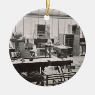 The Carpenter's Workshop, from the Workshops of th Ceramic Tree Decoration