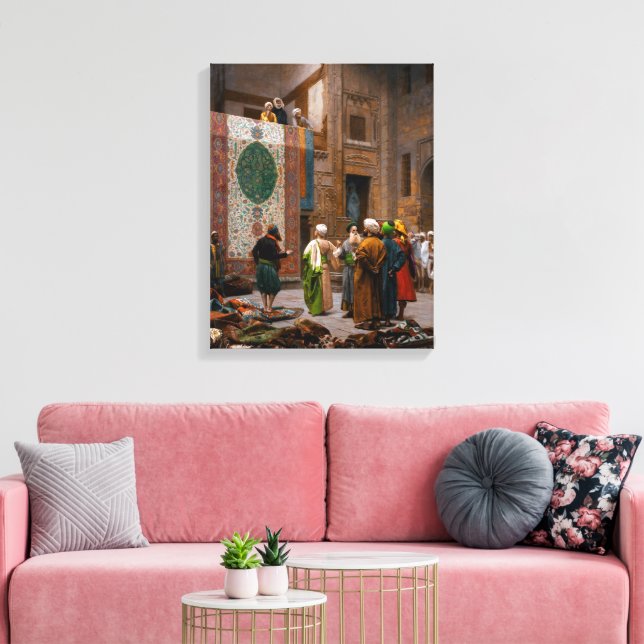 The Carpet Merchant | Jean-Léon Gérôme | Canvas Print (Insitu(LivingRoom))