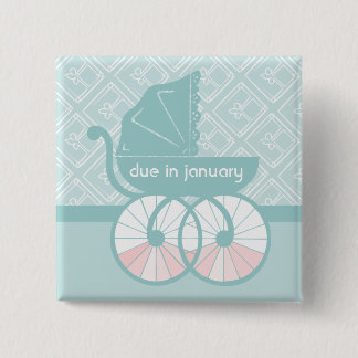 The Carriage Awaits v2 15 Cm Square Badge
