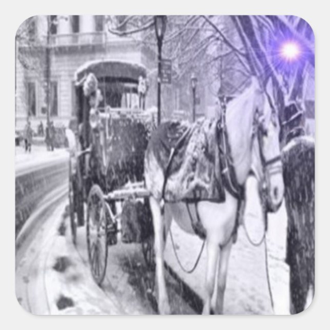The Carriage Driver, Beautiful Stickers (Front)