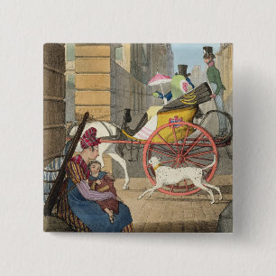 The carriage entrance, from 'Twenty-four Subjects, 15 Cm Square Badge