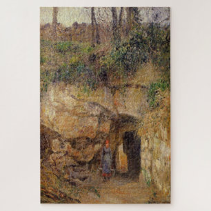 The Carrier at Hermitage, Pontoise 1877 - Pissarro Jigsaw Puzzle