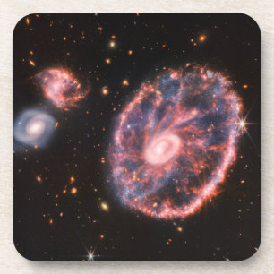 The Cartwheel Galaxy And Its Companion Galaxies. Coaster