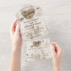 The Carved Heart Tree Wedding Collection