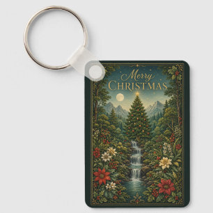 The Cascade of Christmas Magic Key Ring