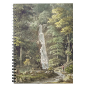 The Cascade Waterfall at Hestercombe Gardens (w/c Spiral Notebook