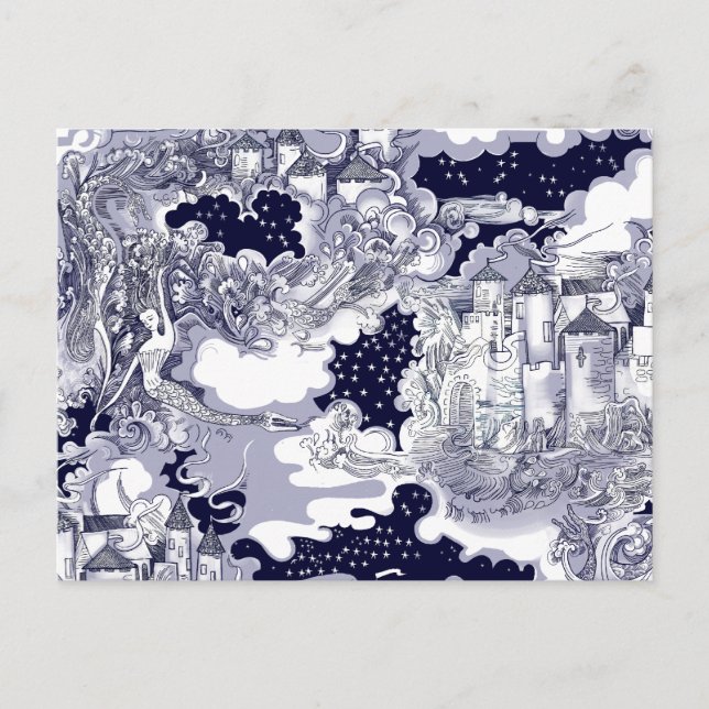 The Castle by the Sea Postcard (Front)