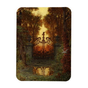 The Castle Gate (by Ferdinand Knab) Magnet