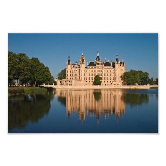 The castle in Schwerin Photo Print (Front)