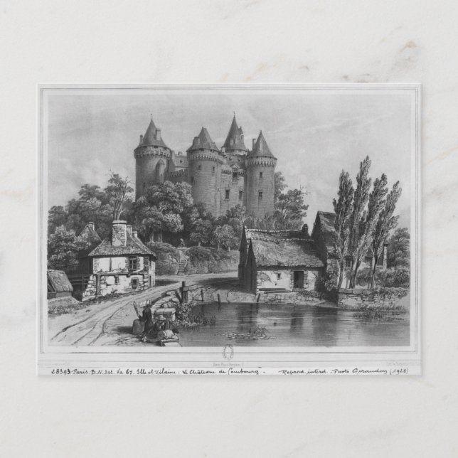 The Castle of Combourg Postcard (Front)